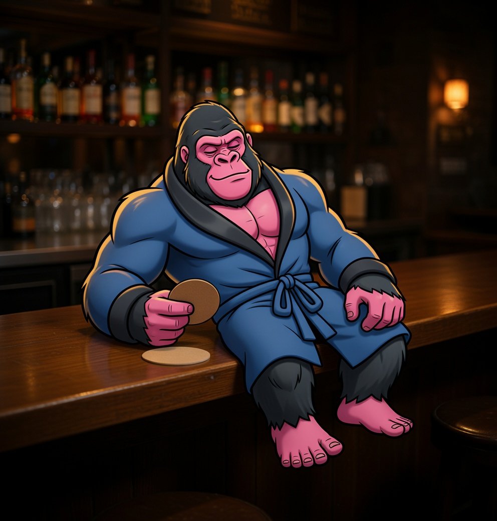 Marlon mit Bierdeckel — brandilla