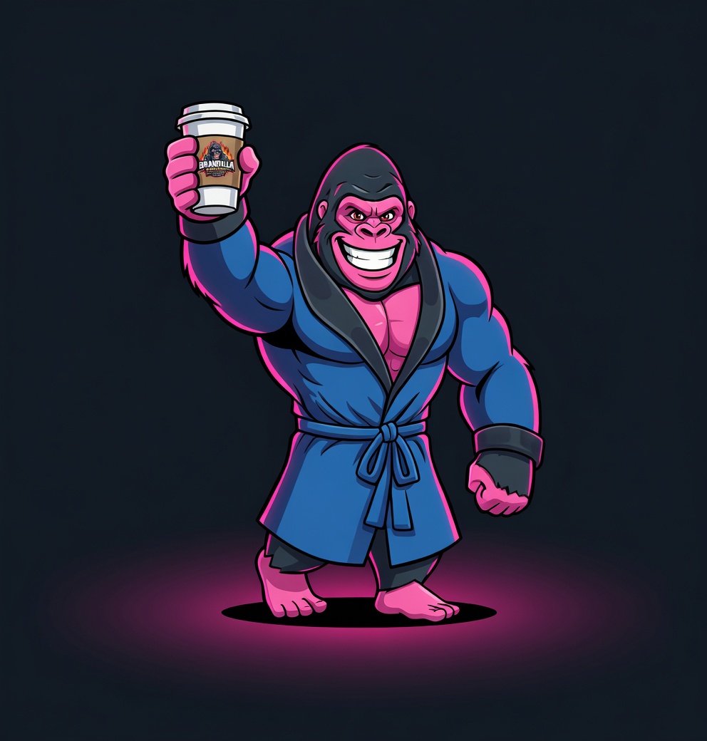 Marlon mit Coffee Cup — brandilla